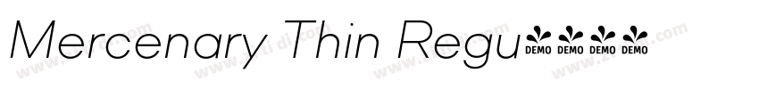 Mercenary Thin Regu字体转换 Mercenary Thin Regu字体转换